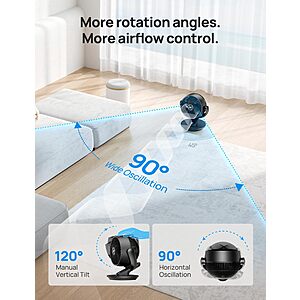 Dreo 13" Oscillating Table Fan (Amazon - Renewed) $34.82 + FS w/ Prime or orders $35+
