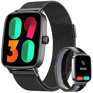 ENOMIR Smart Watch for Women Answer Phone Health Monitoring with 2 Bands