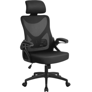 Alden Design High Back Ergonomic Mesh Office Chair w/ Adjustable Padded Headrest (Black) $59.99 + Free Shipping w/ Walmart+ or on $35+