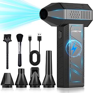 JVSCAM 3-Speed Cordless Rechargeable Air Duster & Blower $18.99 + Free Shipping