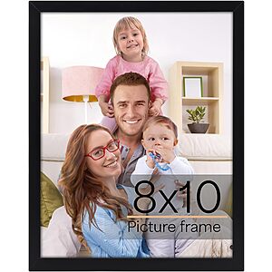 8" x 10" Giftgarden Picture Frame (Black) $2.99 + Free Shipping w/ Prime or on $35+