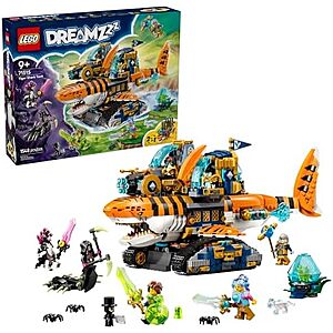 [NEW] $83.99 | 1548-Piece LEGO Dreamzzz: Season 4 - Tiger Shark Tank (71515, 2026) at Amazon
