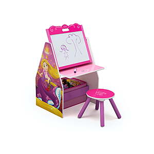 Disney Princess Deluxe Kids Art Table & Stool Set w/ Easel & Toy Organizer $32.99 + Free Shipping w/ Walmart+ or on $35+