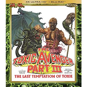 $19.98* | The Toxic Avenger Part III: The Last Temptation of Toxie (4K Ultra HD + Blu-ray) at Amazon