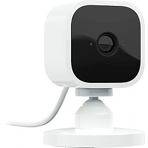 Blink Mini 1080p Indoor Plug-In Smart Security Camera w/ Night Vision & 2-Way Audio (White) $9.99 + Free Store Pickup at Best Buy