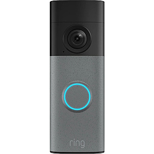 Ring Battery Doorbell 2K Video Doorbell w/ Wide-Angle & Two-Way Talk (Speckled Grey) $49.99 + Free Store Pickup at Best Buy