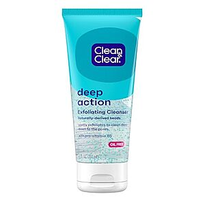 [SnS, AC] $1.90* | 7-Oz Clean & Clear Deep Action Exfoliating Facial Scrub at Amazon