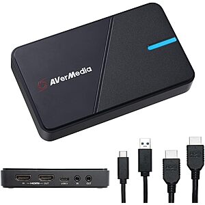 AVerMedia Live Gamer Extreme 3 External Capture Card for PS5, Xbox, Switch & PC, 4K60 HDR Passthrough / 1440p120 Capture (GC551G2) $110.99 + Free Shipping