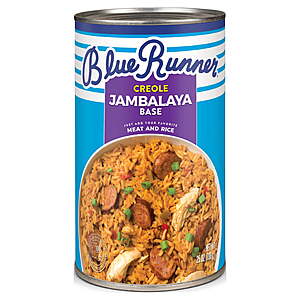 (6 pack) Blue Runner Foods Creole Jambalaya Base, 25 oz Can $12.77