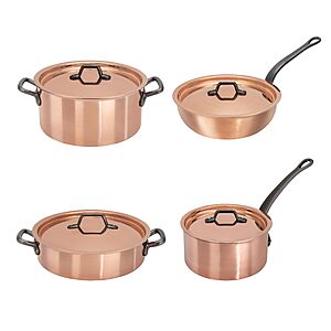 Matfer Bourgeat Copper Cookware Set, Set of 8 $3167.1