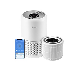 Levoit Plasma Pro Core 300S-P Smart Air Purifier with Extra Filter Bundle $119.99 free shipping Costco.com