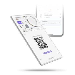 $20 - Rolling Square AirCard Pro - Android Find Hub only – Bluetooth Tracker Card (2 Pack)