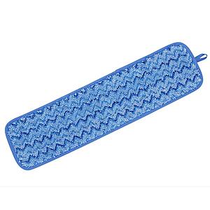 Rubbermaid Commercial Products Mop Head for Microfiber Damp Mop, 18-Inch, Blue, Heavy-Duty Single Sided Cleaning Cloth  $13.54