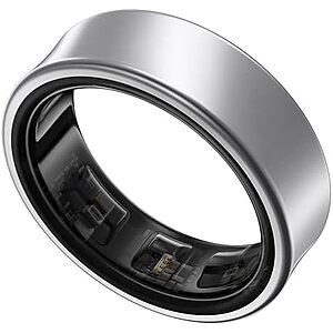 $160.99* | Samsung Galaxy Ring AI Smart Ring w/ Sizing Kit, Fitness Monitor & Sleep Tracker (Size 5, Titanium Silver) at Amazon