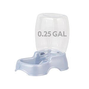 Petmate Pet Cafe Cat and Dog Water Dispenser Extra Small Water Bowl for Kittens and Puppies, USA Made, 0.25 GAL, 7.3"H, Pearl Ash Blue $3.24