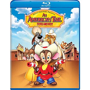 An American Tail: Fievel Goes West (Blu-ray) $7.99 + Free Shipping w/ Prime or on $35+