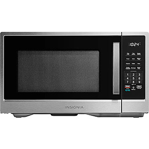 Insignia™ - 1.1 Cu. Ft. Countertop Microwave - Stainless Steel $89.99 Bestbuy.com