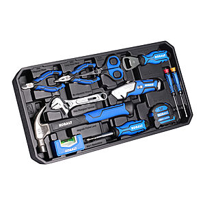 Kobalt 20 -Piece Blue Household Tool Set with Hard Case $19.98 + Free Pickup at Lowe's