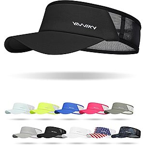 YANIKY UPF 50+ Adjustable Sun Visor Hat (Various) $6.99 + Free Shipping w/ Prime or on $35+