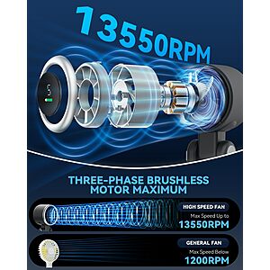 PlayHot Portable Handheld Turbo Fan from $16.98