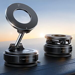 JOYROOM 360° Adjustable Magnetic Car Phone Mount w/ Vacuum Suction Cup $8.49 + Free Shipping w/ Prime or on $35+