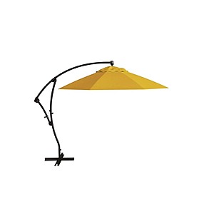$59.99: California Umbrella 9' Offset Cantilever Patio Umbrella, Crank Lift, 360° Rotation (Color Options) at Woot!