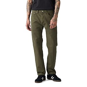 Levi's Men's 505 Regular Fit Jeans (Olive Night) $26.23 + Free Shipping w/ Prime or on orders over $35