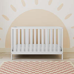 Storkcraft Sunset 4-in-1 Convertible Baby Crib, White $71.40 + Free S&H at Walmart