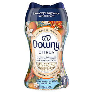 $4WM Cash + Downy Boutique Botanicals In Wash Laundry Scent Booster Beads, CITREA Scent, 4.8 oz + more $4.97