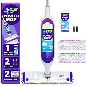 Swiffer Power Mop, Floor Cleaner, Tile, Vinyl, Laminate, Wood, Floor Cleaner, Cleaning Set + $ 10 WMCB $26.94
