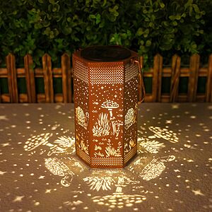 Prime Members: Garden Decor Turtles LED Solar Lantern Outdoor, IP65 Waterproof $7.99