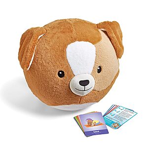 15" hand2mind Kids' BubblePlush Yoga Ball Buddy w/ Removable Cover, Hand Pump and Yoga Pose Cards (Puppy) $12.48 + Free Shipping w/ Prime or on $35+