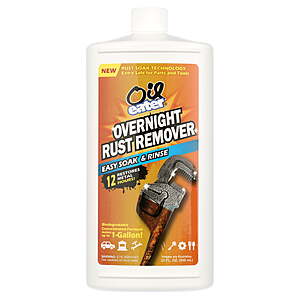 Oil Eater 32oz Overnight Rust Remover Soak for Parts & Tools $1.47 + Free S&H w/ Walmart+ or $35+