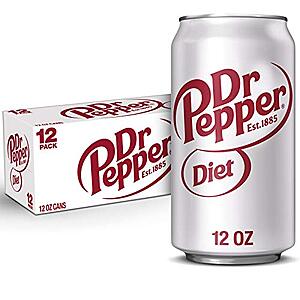 [SnS, AC] $9.16 | 2 × 12-Pack 12-Oz Dr Pepper Diet Soda ($4.58 each) at Amazon (38.2￠ each)