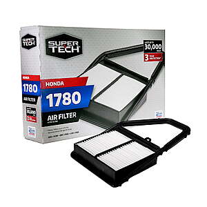 $1.92: Super Tech 1780 Engine Air Filter for Honda Fits select: 2001-2005 HONDA CIVIC at Walmart.com