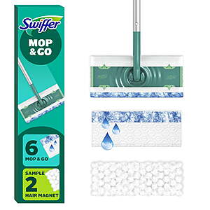 Swiffer Sweeper Kit w/ 1 Handle, 6 Heavy Duty Mop & Go Refills & 2 Heavy Duty Hair Magnet Refills $14.44 + $5 Walmart Cash + Free Shipping w/ Walmart+ or on $35+