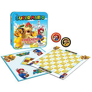 Super Mario vs Bowser Checkers & Tic Tac Toe Collector's Game Set $8.49 + Free Shipping w/ Prime or on $35+