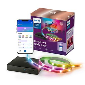 Philips Smart HDMI Sync Box w/ RGBIC TV Backlight (75-85" TV) $99.45 + Free Shipping