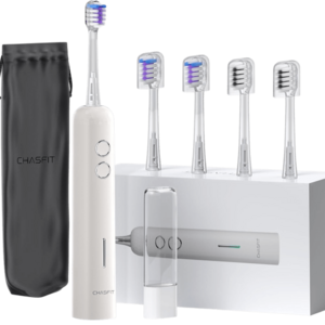 Chasfit Oscillating Sonic Toothbrush with 4 Brush Heads (White, Pink or Black) $12 + Free Shipping