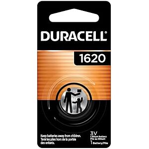 [NEW, SnS] $3.04 | Duracell CR1620 3V Lithium Coin Battery at Amazon
