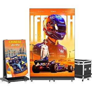 Rixzsiw 80" 2-Unit LED Digital Signage Display $2899.5