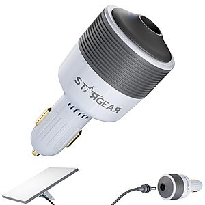 STARGEAR Starlink Mini Car Adapter 12V to 24V DC Step Up Converter with 60W Car Cigarette Lighter Adapter, Starlink Mini 12V Adapters $13.49