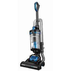 Eureka Max Swivel Deluxe Upright Vacuum, Swivel Steering, Extended Reach, Quick Release Handle, Black and Blue $49.86