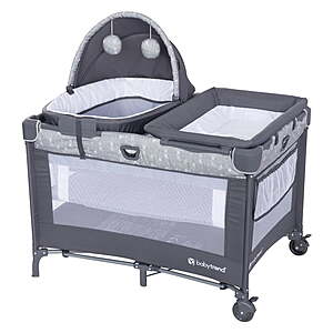 Baby Trend Nursery Den Playard w/ Snooze Pod & Flip Over Changer (Diamond Sage) $61.75 + Free Shipping w/ Walmart+ or on $35+