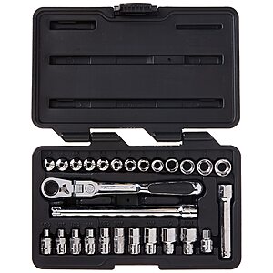27-Piece GEARWRENCH 1/4" Drive 6 Pt. Pass-Thru Mechanics Tool Set (Standard SAE/Metric) $68.11 + Free Shipping