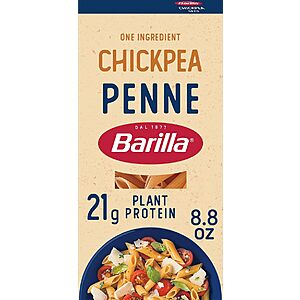10-Pack 8.8-Oz Barilla Chickpea Penne Pasta $17.97 ($1.80 Each) w/ S&S + Free Shipping w/ Prime or on $35+