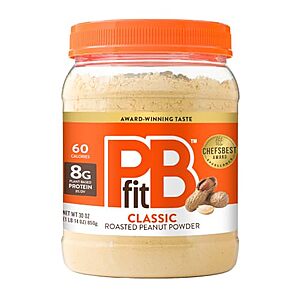 [SnS, AC] $7.76 | 30-Oz PBfit Roasted Peanut Butter Powder (Classic) at Amazon