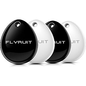 Prime: 4-Pk FLYRUIT Find My Certified Bluetooth Tracker Tags (iOS Only) $9.99 + Free Shipping