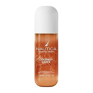 [NEW, SnS] $6.38 | 8-Oz Nautica Coconut Crave, a Fruity Gourmand Hair & Body Mist for Women at Amazon