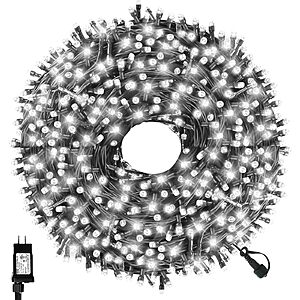 VTECHOLOGY 500 LED 170' White Christmas String Lights w/ 8 Modes $10.99 + Free Shipping w/ Prime or on $35+